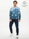 Мужской лонгслив базовый / Снежное Настроенние