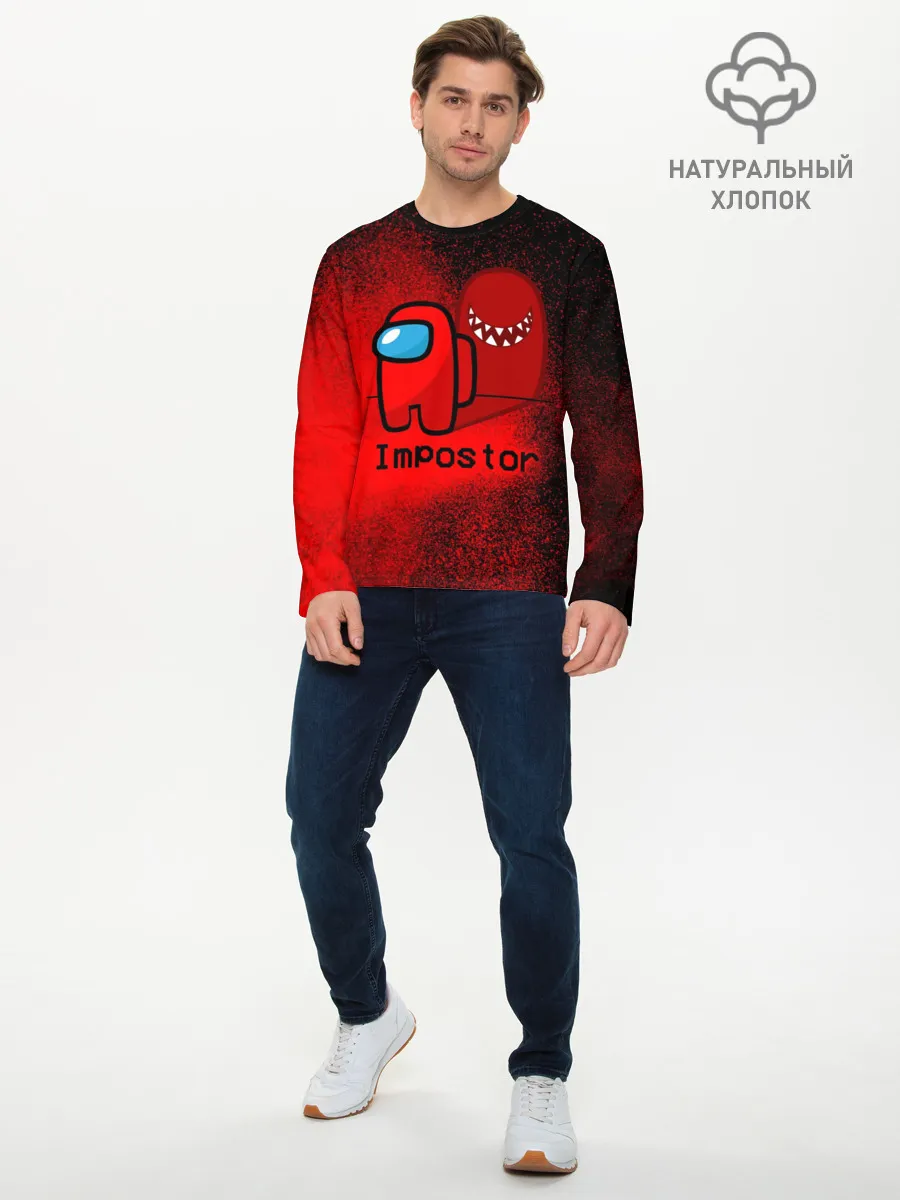 Мужской лонгслив базовый / AMONG US