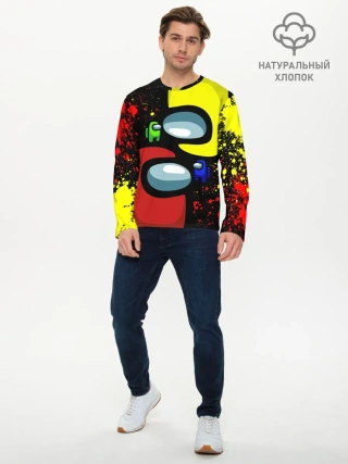 Мужской лонгслив базовый / AMONG US