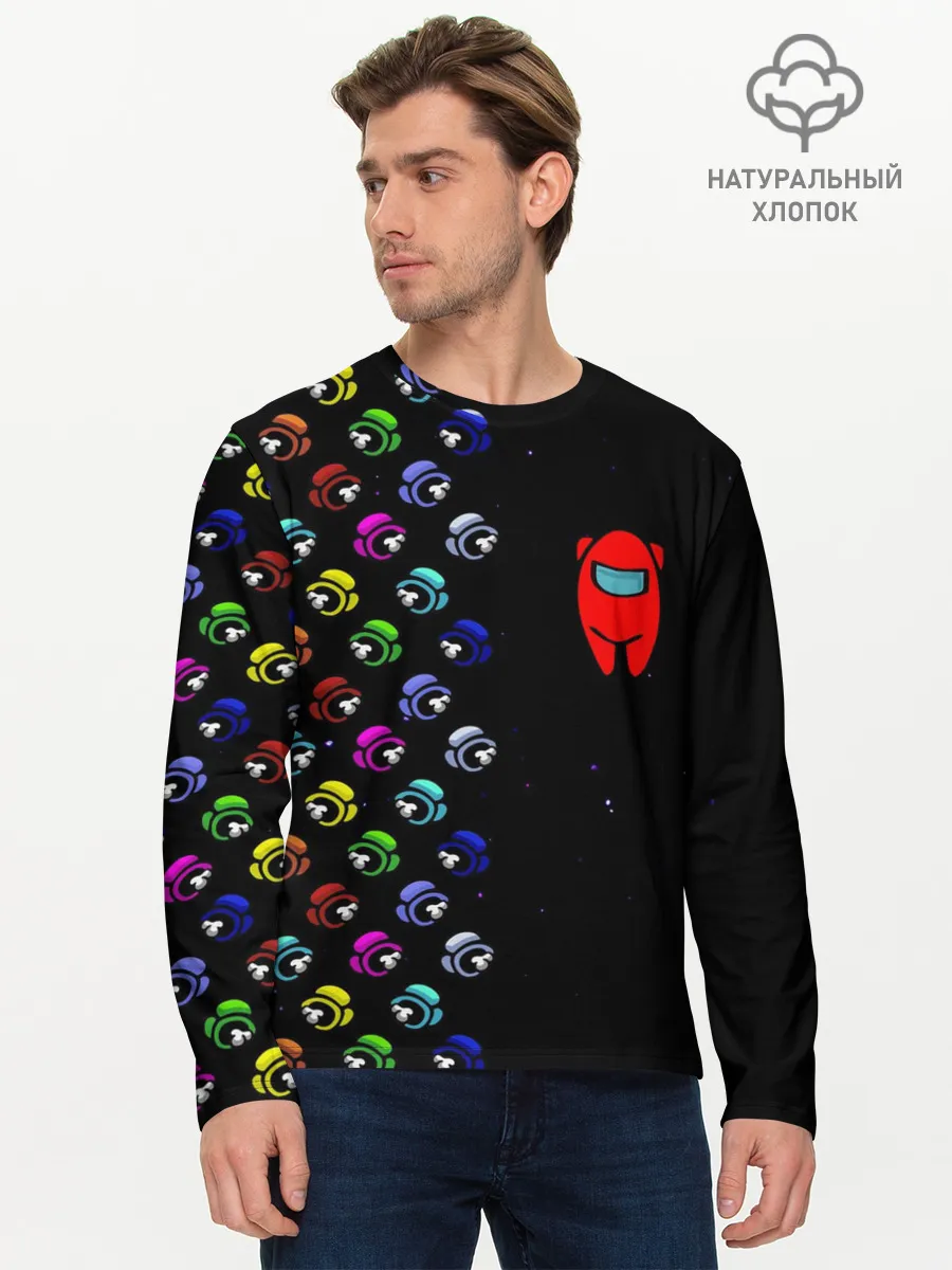 Мужской лонгслив базовый / AMONG US