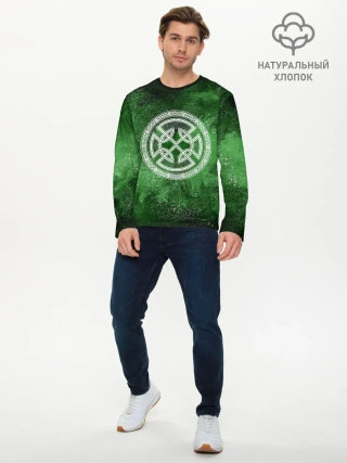 Мужской лонгслив базовый / Кельтский Узел