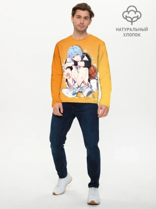 Мужской лонгслив базовый / Баскетбол Куроко