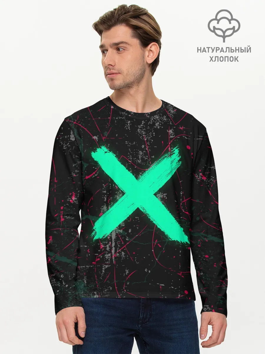 Мужской лонгслив базовый / Silence