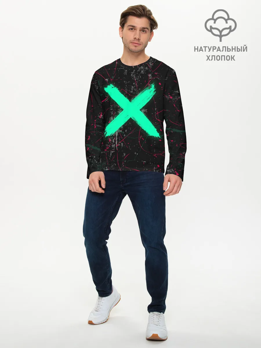 Мужской лонгслив базовый / Silence