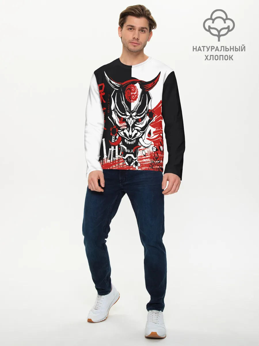 Мужской лонгслив базовый / Самурай Samurai