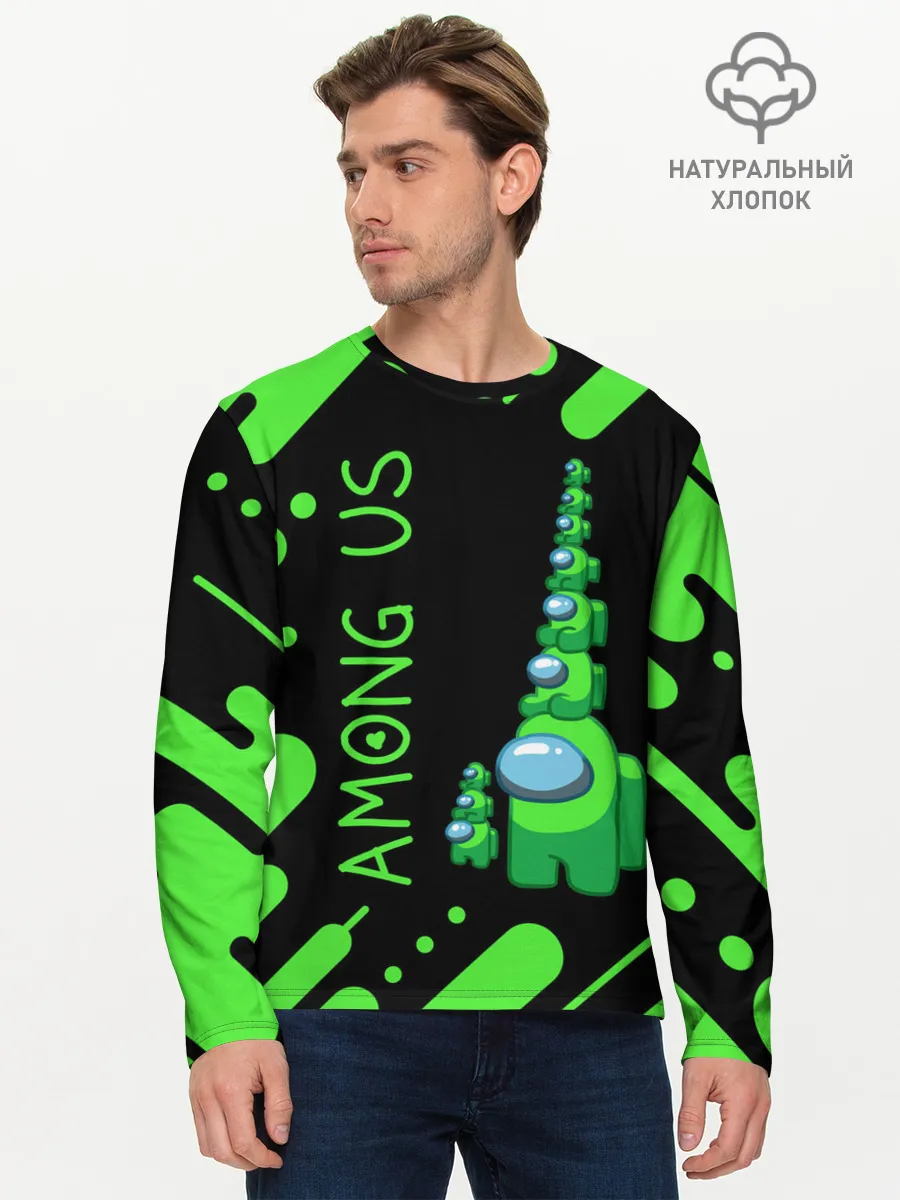 Мужской лонгслив базовый / AMONG US - БАШНЯ