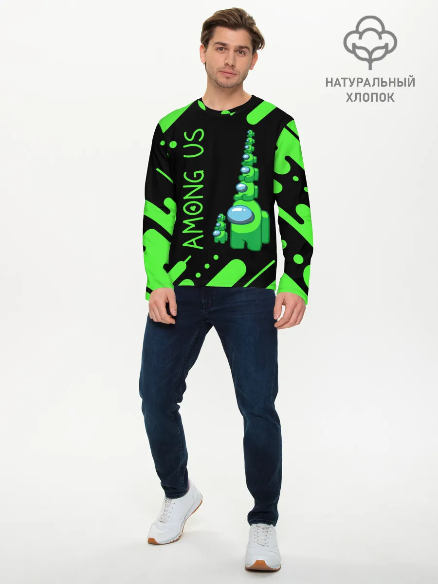 Мужской лонгслив базовый / AMONG US - БАШНЯ