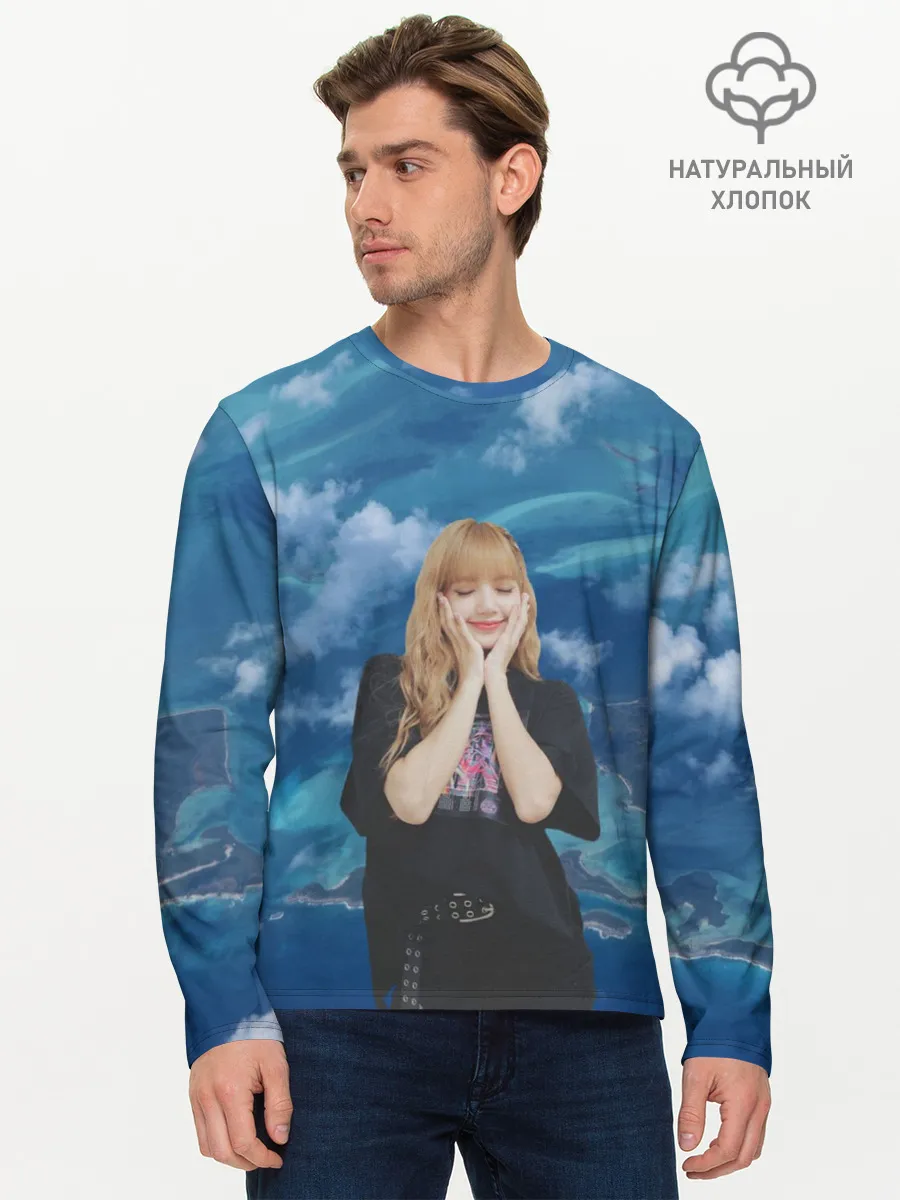 Мужской лонгслив базовый / LISA BLACKPINK