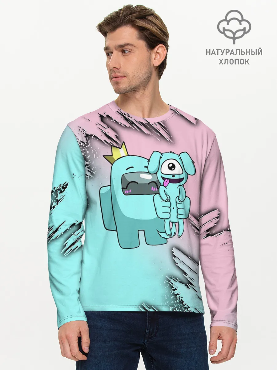 Мужской лонгслив базовый / AMONG US