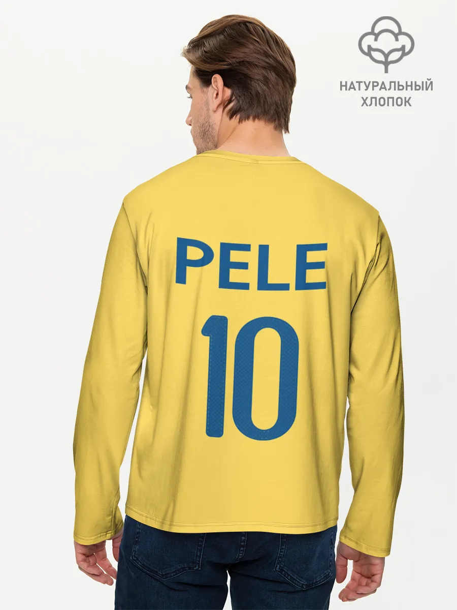 Мужской лонгслив базовый / СБОРНАЯ БРАЗИЛИИ ПЕЛЕ