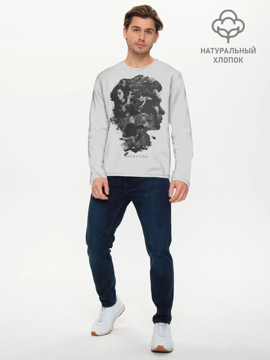 Мужской лонгслив базовый / Inception