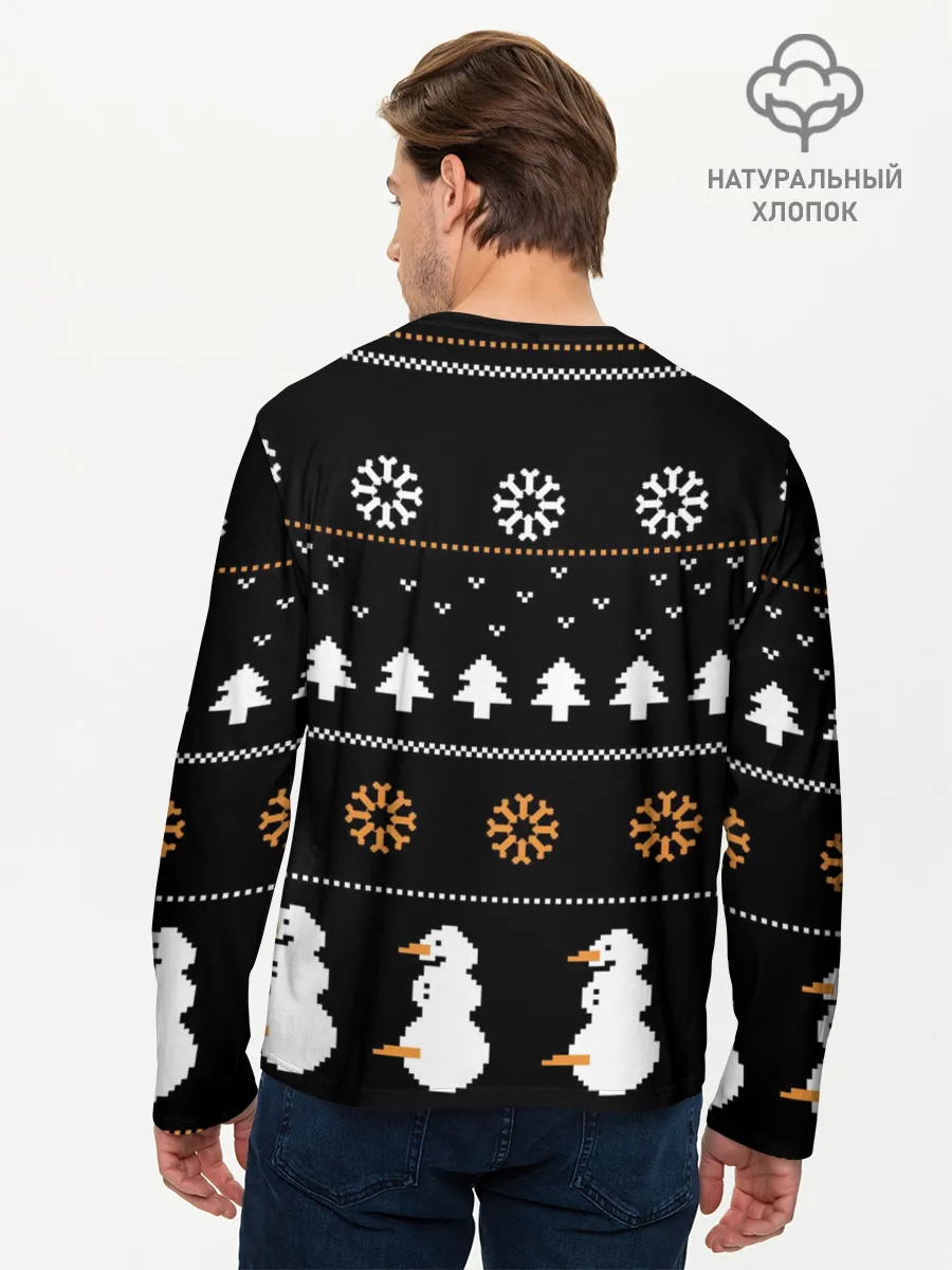 Мужской лонгслив базовый / PORN HUB