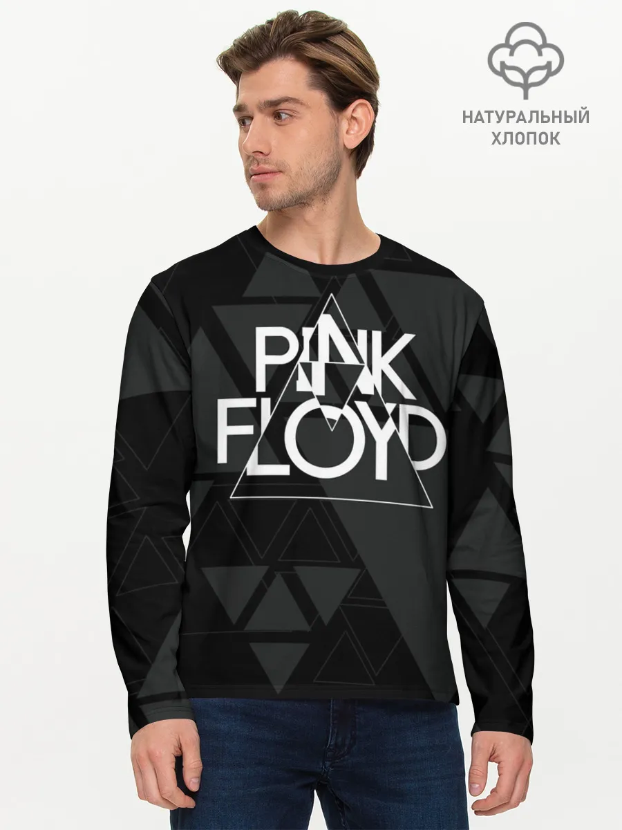 Мужской лонгслив базовый / Pink Floyd