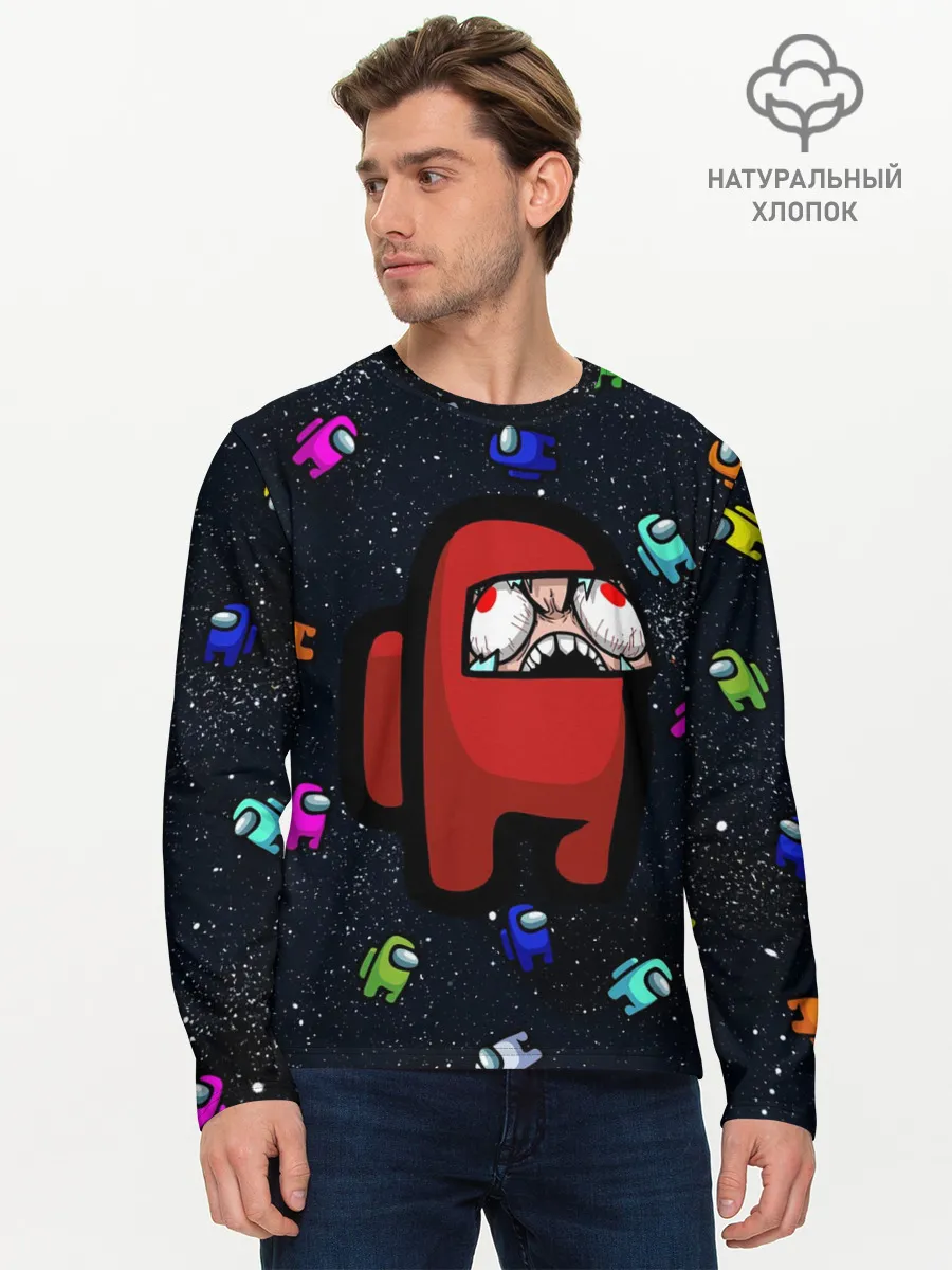 Мужской лонгслив базовый / AMONG US