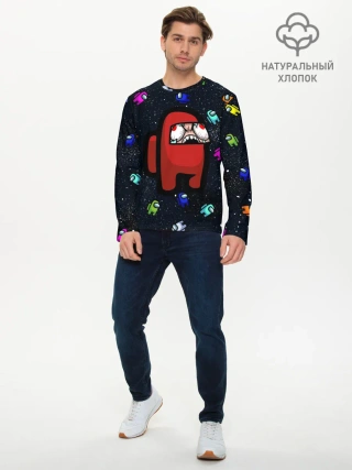 Мужской лонгслив базовый / AMONG US