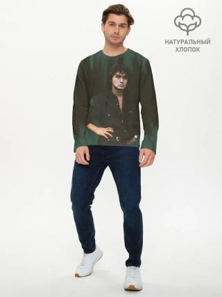 Мужской лонгслив базовый / ВИКТОР ЦОЙ