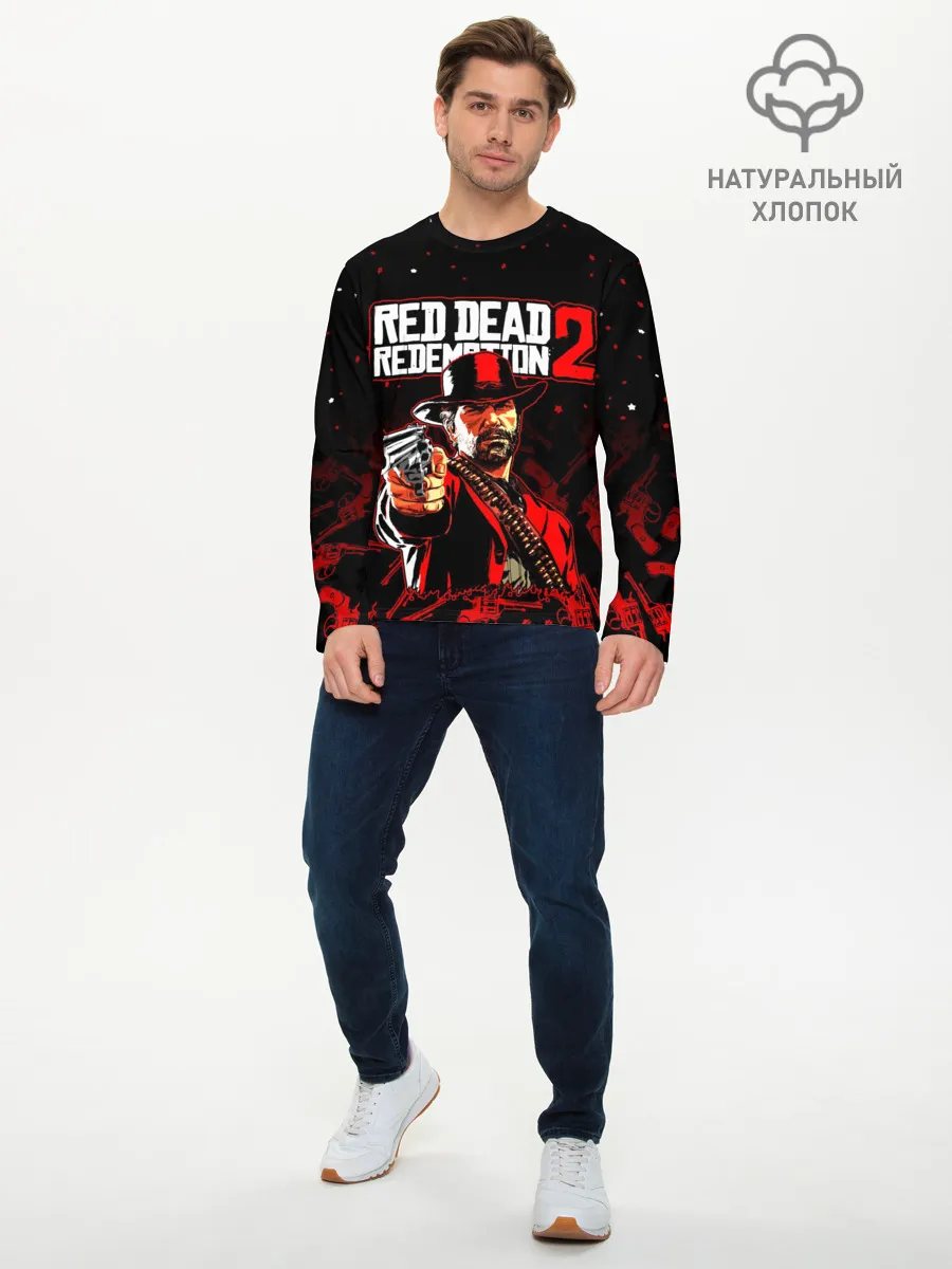 Мужской лонгслив базовый / RED DEAD REDEMPTION 2