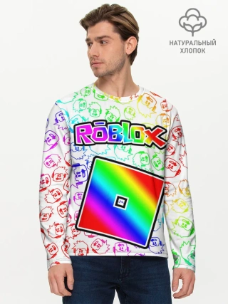 Мужской лонгслив базовый / ROBLOX
