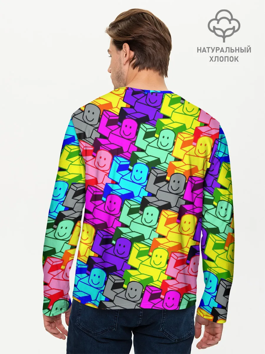 Мужской лонгслив базовый / ROBLOX