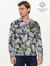 Мужской лонгслив базовый / Камни