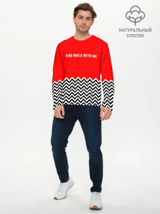 Мужской лонгслив базовый / Twin Peaks