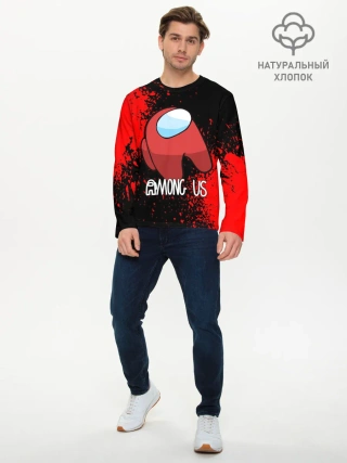 Мужской лонгслив базовый / AMONG US