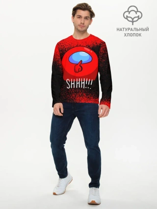 Мужской лонгслив базовый / AMONG US