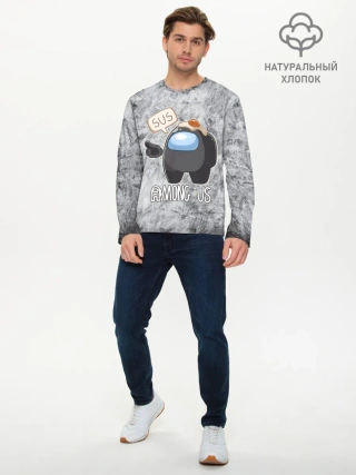 Мужской лонгслив базовый / AMONG US