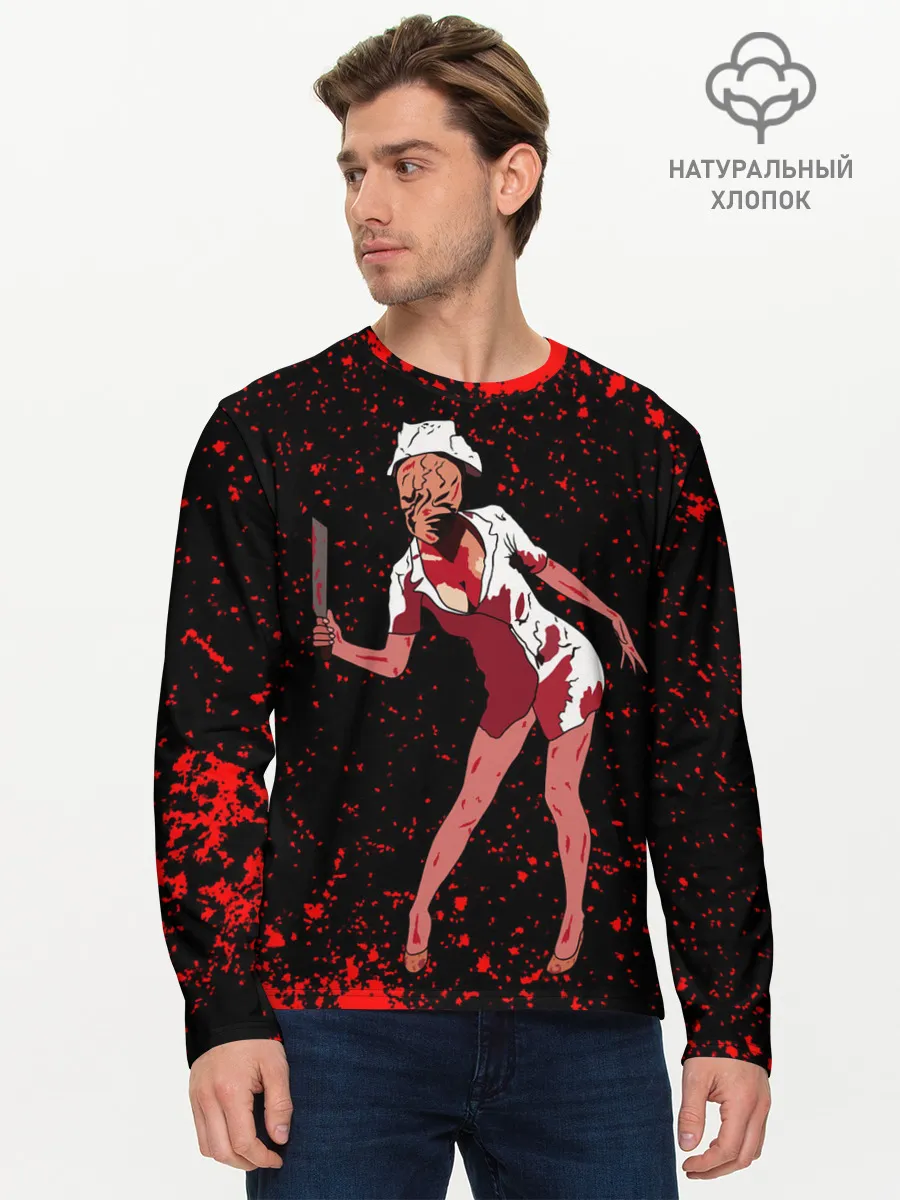 Мужской лонгслив базовый / Silent Hill