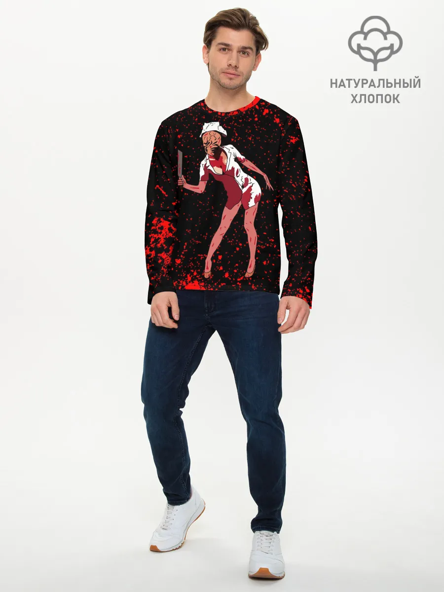 Мужской лонгслив базовый / Silent Hill