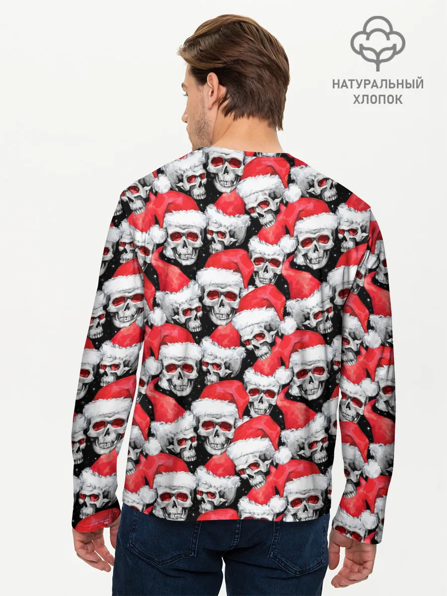 Мужской лонгслив базовый / Деды морозы