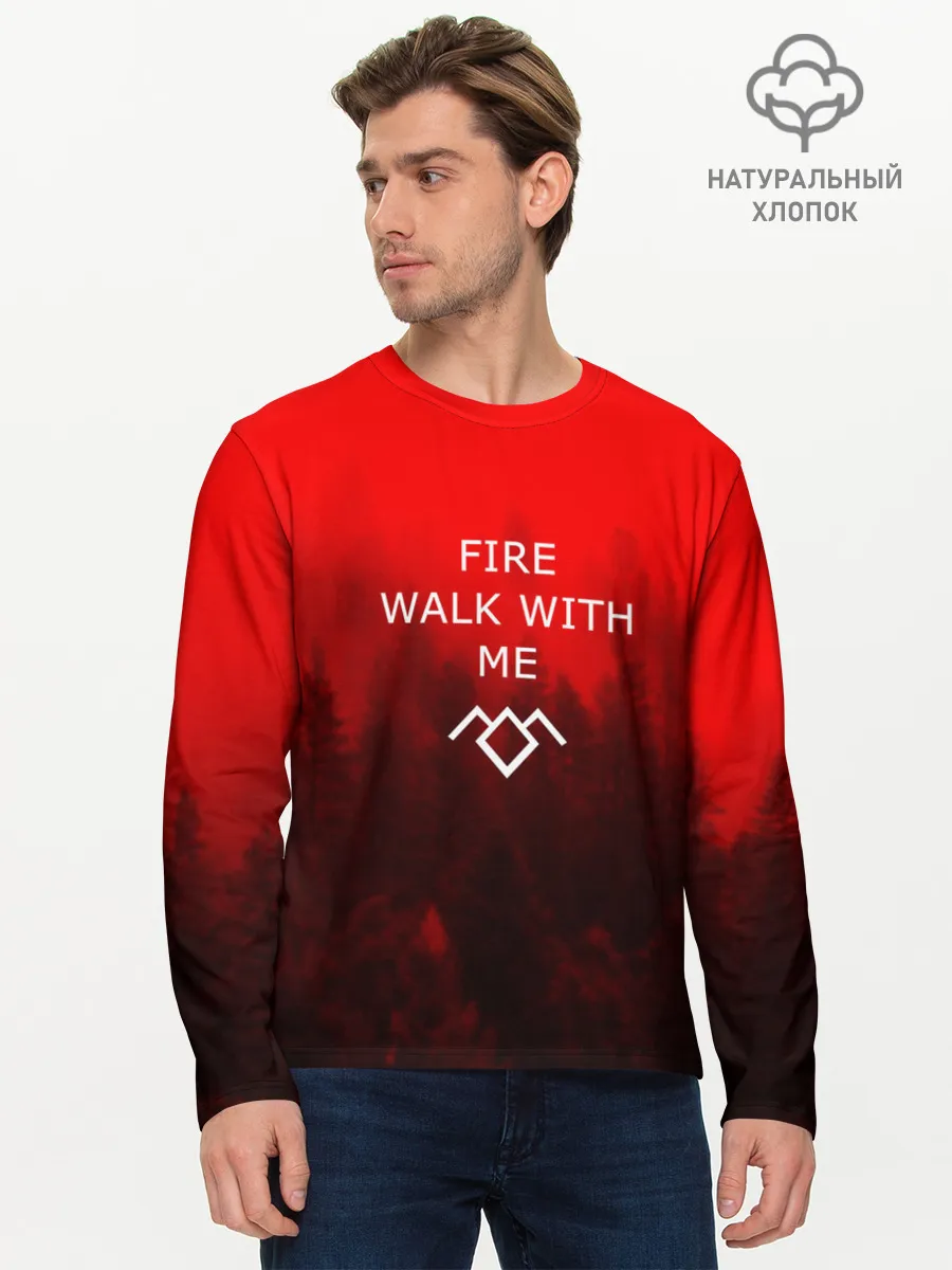 Мужской лонгслив базовый / Twin Peaks