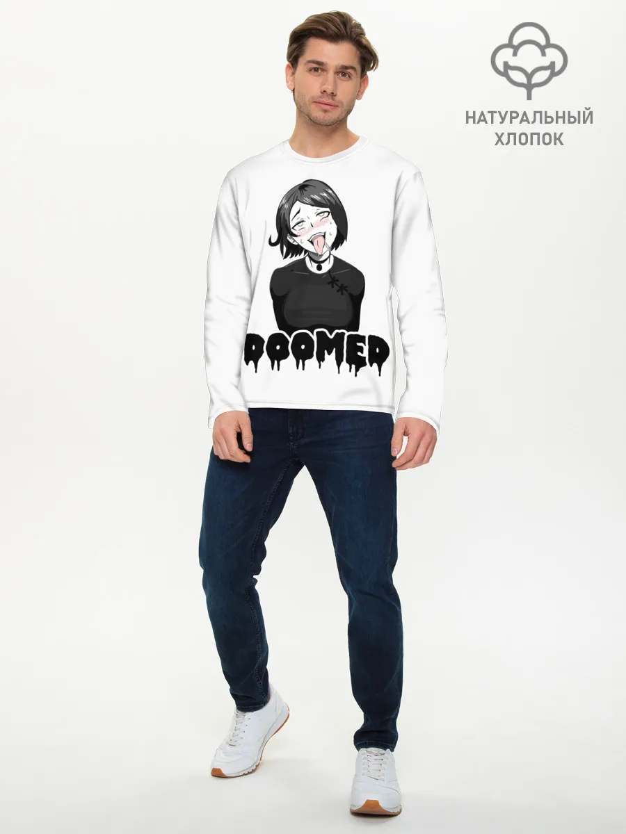 Мужской лонгслив базовый / Doomer girl
