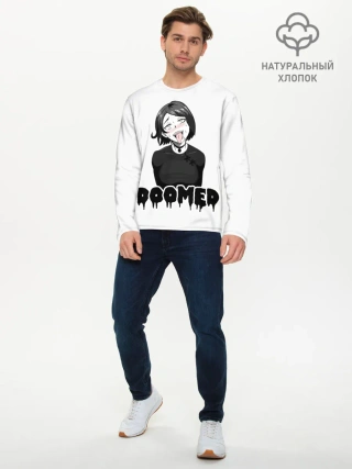 Мужской лонгслив базовый / Doomer girl