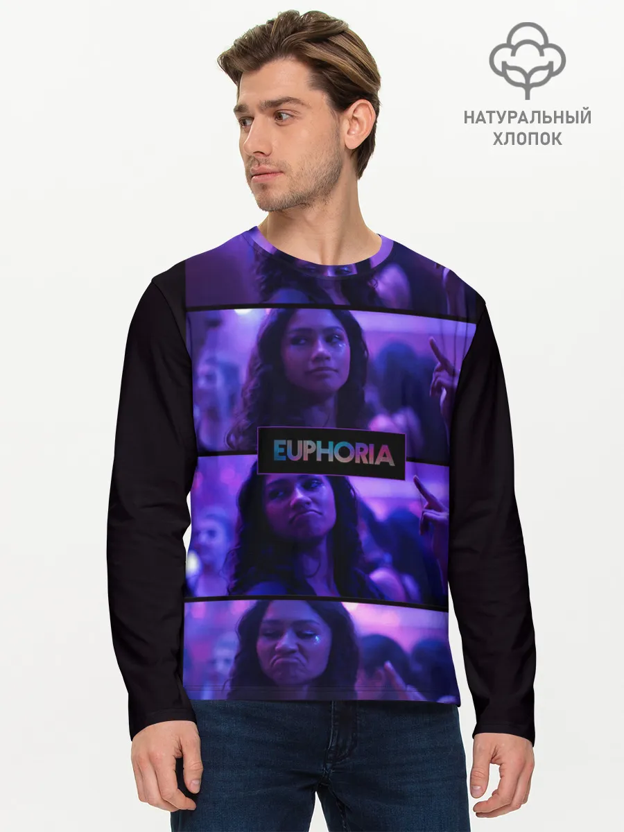 Мужской лонгслив базовый / сериал Euphoria