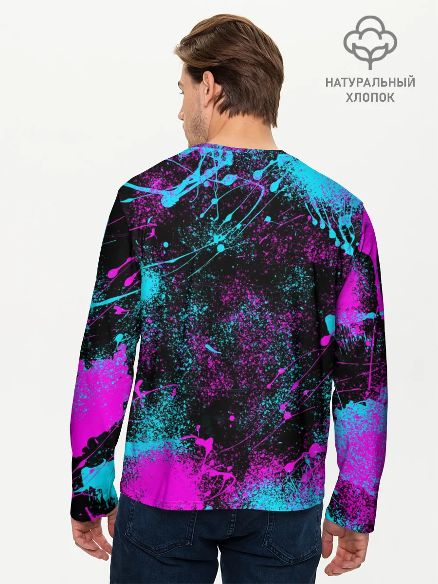 Мужской лонгслив базовый / NEON SAMURAI | НЕОН САМУРАЙ