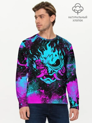 Мужской лонгслив базовый / NEON SAMURAI | НЕОН САМУРАЙ
