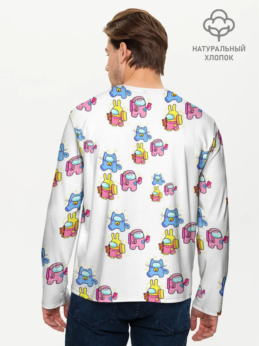 Мужской лонгслив базовый / Among Us