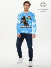 Мужской лонгслив базовый / Новогодний Манкрафт