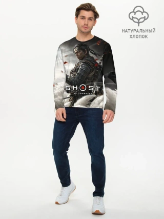 Мужской лонгслив базовый / Ghost of Tsushima