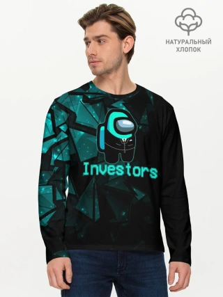 Мужской лонгслив базовый / Among Us Investors