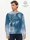 Мужской лонгслив базовый / Красивый волк