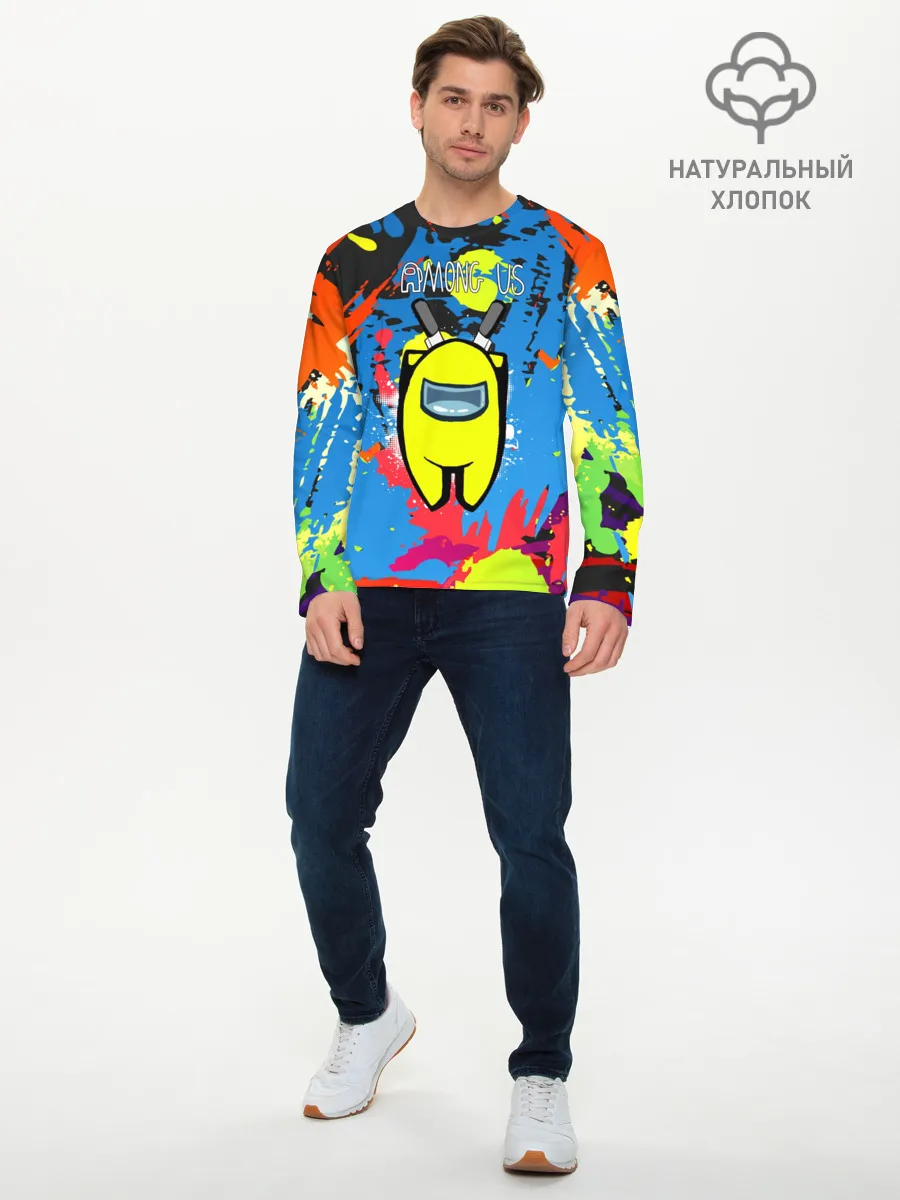 Мужской лонгслив базовый / Among Us