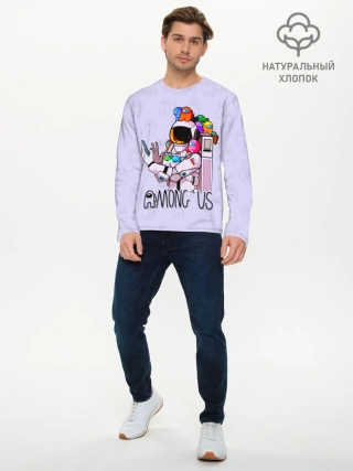 Мужской лонгслив базовый / Among Us
