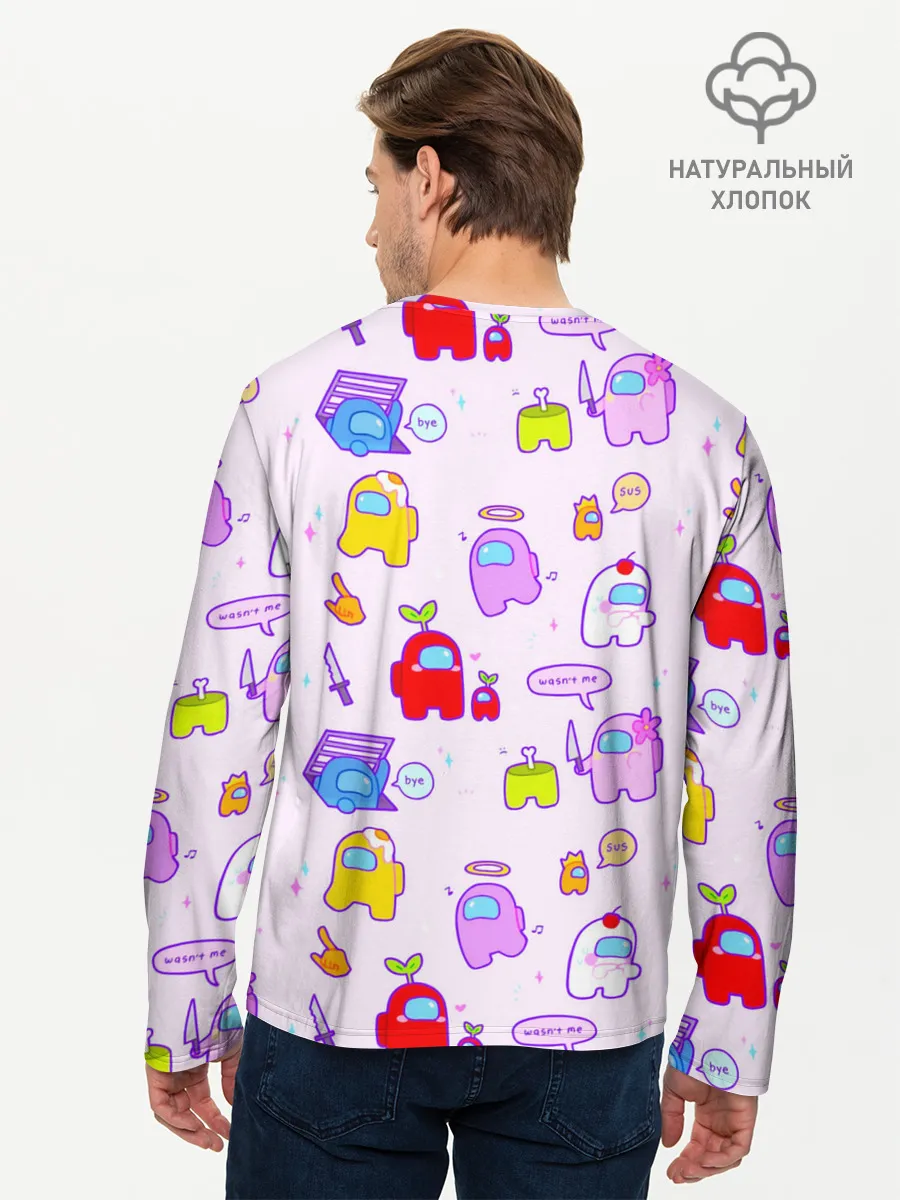 Мужской лонгслив базовый / Among Us