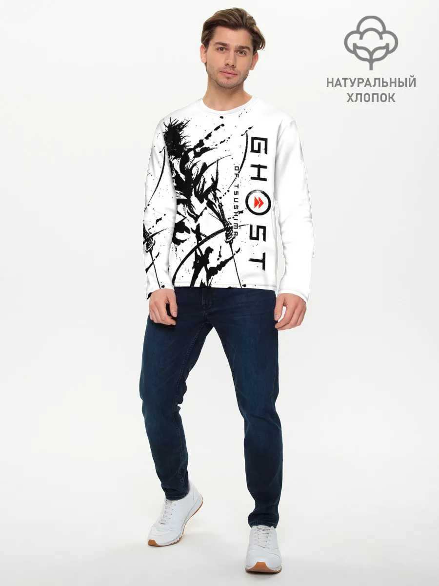 Мужской лонгслив базовый / Ghost of Tsushima
