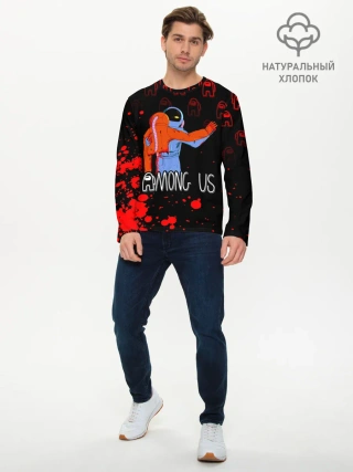 Мужской лонгслив базовый / Among Us