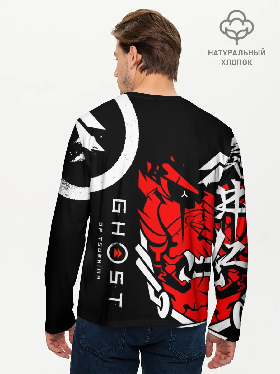 Мужской лонгслив базовый / Ghost of Tsushima