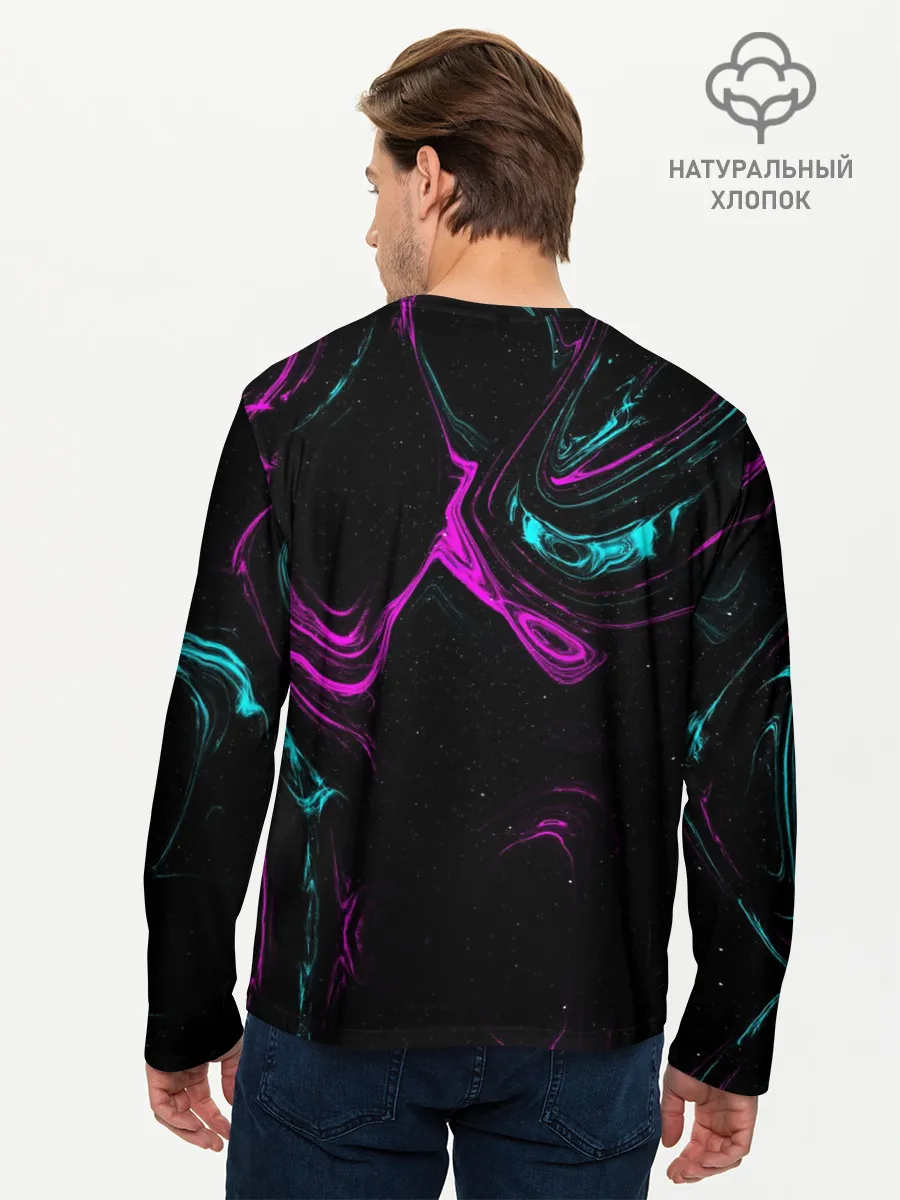 Мужской лонгслив базовый / Glitch