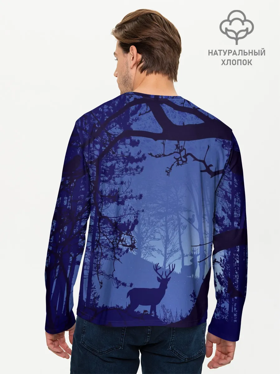 Мужской лонгслив базовый / ЛЕС
